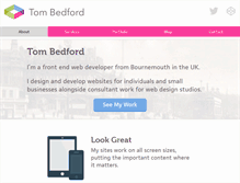 Tablet Screenshot of developedbytom.com